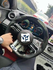 Conjunto de Volante de Fibra de Carbono 100% Real para Mercedes Benz AMG GT S 2021 2022 <span class=keywords><strong>2023</strong></span>, Reemplazo de Volante Antiguo por Nuevo - Product Image 3