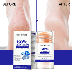 CHIC BEAUTE Soin des pieds Crème stick à 60% d'urée pour les genoux, les coudes et les pieds, exfoliant pour les peaux mortes, baume stick à l'urée pour les pieds avec 2% d'acide salicylique - Product Image 1