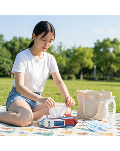 Lingettes alcoolisées à 75 %, adaptées à la désinfection des jouets pour bébés et au nettoyage des téléphones portables, lingettes antibactériennes non tissées épaissies. - Product Image 2