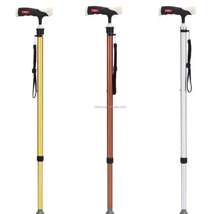4 leg retractable walking stick for elderly