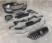 Kit carrosserie C63 de haute qualité pour Mercedes Benz W205 modifié en C63 AMG 2019 avec pare-chocs et calandre, kit carrosserie W205 C63