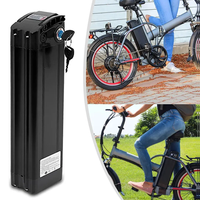 Batterie de vélo électrique Silver Fish 36V 48V 52V 13Ah 15Ah 20Ah Lithium-Ion pour moteur de scooter 500W 750W 1000W