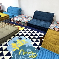 Canapé Mahjong coloré de style arabe moderne Combinaison de blocs de tofu pour villa, salon, hôtel, chambre à coucher, salle à manger Canapé design