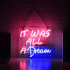 Fast Delivery No Moq Acrylic Neon Sign Design Logo Custom <b>Led</b> Light Neon Sign for Room Birthday Wedding Party Decoration - Product Image 1
