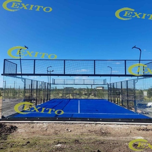 Cancha de Pádel Panorámica Interior/Exterior Exito, Techo Eléctrico + Césped Artificial + Cubiertas y Carpa para Cancha en Venta - Product Image 4