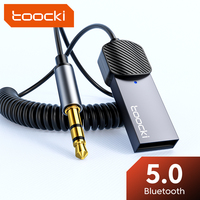 Receptor Inalámbrico AUX para Auto Toocki, Versión 5.0, Amplia Compatibilidad con Teléfonos Inteligentes, Tabletas y Sistemas de Audio para Auto