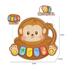 Thiết kế mới phim hoạt hình nhạc cụ hộp Đàn piano đồ chơi trẻ em sáng lên Đồ chơi giáo dục cho trẻ em Quà tặng - Product Image 4