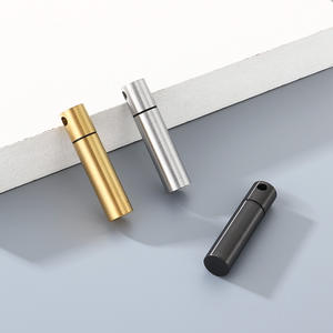 Collar <span class=keywords><strong>de</strong></span> Barra Cilíndrica Grabada Personalizada, Urna <span class=keywords><strong>de</strong></span> Cenizas <span class=keywords><strong>de</strong></span> Acero Inoxidable, Recuerdo con Mensaje <span class=keywords><strong>Secreto</strong></span> o Colgante <span class=keywords><strong>de</strong></span> Perfume Abrible, Geométrico - Product Image 3