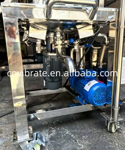 زبادي VBJX تسخين بطبقتين ومستحلب كيميائي صغير ينتهي في مزج الخالط - Product Image 5