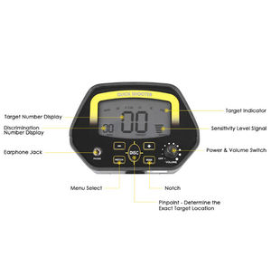 MD-4060 المهنية المعادن كاشف كاشف ذهب تحت أرضي عالية دقة المعادن مكتشف ماء البحث لفائف الباحث الكنز - Product Image 5