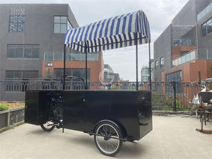 바퀴화물 자전거 거리 음식 배달 자전거 크레이프 트레일러 세발 자전거 카트 - Product Image 2