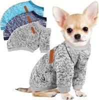 Pull en tricot à imprimé cœur pour animaux de compagnie, doux et confortable, pour petits chiens et chats, idéal pour les fêtes et les câlins quotidiens