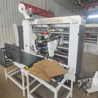 Machine à agrafer les cartons ondulés semi-automatique à deux pièces