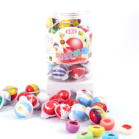 Bonbons En Gros Eye Gomme et Bonbons Boule De Confiserie Gelée Globes Oculaires Fruité Planète Gelée Gommeuse en Bouteille Emballage