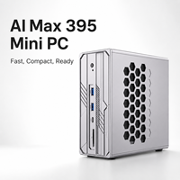 Mini PC para Juegos AMD Ryzen AI Max+ 395, Mini PC Compacto con Radeon 8060S, 10GbE, 2.5GbE para Proyectos de Red