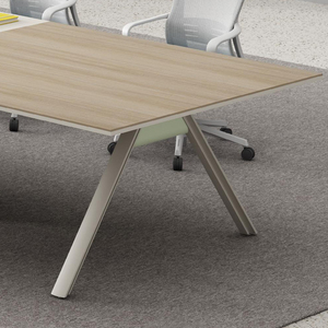 Bằng Gỗ 6 8 10 Người Hình Chữ Nhật Bàn Hội Nghị Mà Không Cần Lưu Trữ Không Gian Mở Bàn Văn Phòng Cho Các Bệnh Viện Trường Học Khách Sạn - Product Image 4