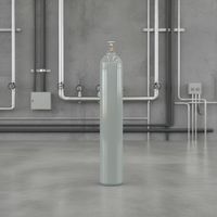 Cilindro de Gas Helio de 15L Aprobado por PED, Contenedor Industrial Vacío, Fácil de Operar, 1 Año de Garantía para Suministro Industrial Global