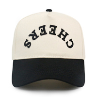 Casquette de baseball tendance HBA54 en gros, personnalisable avec logo brodé, pour hommes et femmes, casquette Veracap bicolore, casquette snapback, casquette de papa, casquettes vintage
