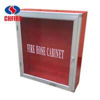 Armoire à Tuyau d'Incendie Flexible Personnalisée avec Porte en Verre Trempé, Construction en Acier au Carbone, Boîte d'Hydrant Mural pour Usage Commercial