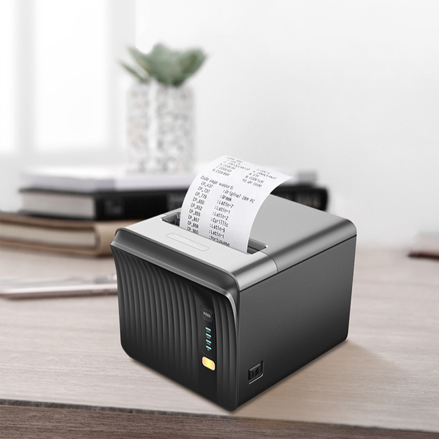 MHT-P80A Restaurant Desktop 80mm Receipt Printer /wifi/usb/ethernet/serial Thermal Printer With Cutter