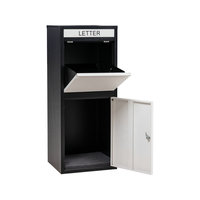Boîte aux lettres extérieure en acier galvanisé pour colis et courrier, boîte de livraison express, boîte de dépôt de colis en gros