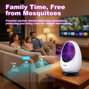 Mesin Pembasmi Nyamuk LED Bertenaga USB, Penangkap Serangga Elektrik, Lampu Perangkap Lalat, Pembasmi Nyamuk - Product Image 3