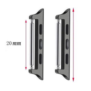 Hebillas de Reloj de Acero Inoxidable Plateado de Diseño de Lujo, Compatibles con Correas de <span class=keywords><strong>Apple</strong></span> <span class=keywords><strong>Watch</strong></span> Ultra - Product Image 6