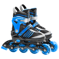 Patines De Ruedas Chaussures de patins à roulettes à roues alignées clignotantes populaires pour enfants adolescents ou adultes