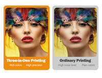 Printer Inkjet UV Multifungsi SHD-10060 Tinggi 400mm Dapat Disesuaikan untuk Pencetakan Kerajinan Kulit dan Hadiah