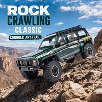 YK4107 PRO Coche RC Rock Crawler 4WD Escala 1:10 con Servo de 25KG, Bloqueo de Diferencial de Doble Velocidad, Engranaje Metálico y Luz LED