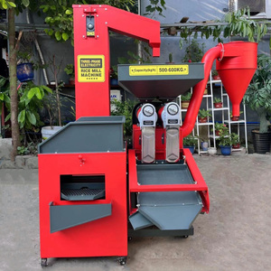 Moulin à riz commercial compact avec meules à grains, décortiqueuse et machine combinée <span class=keywords><strong>de</strong></span> blanchiment et <span class=keywords><strong>de</strong></span> polissage du riz - Product Image 1