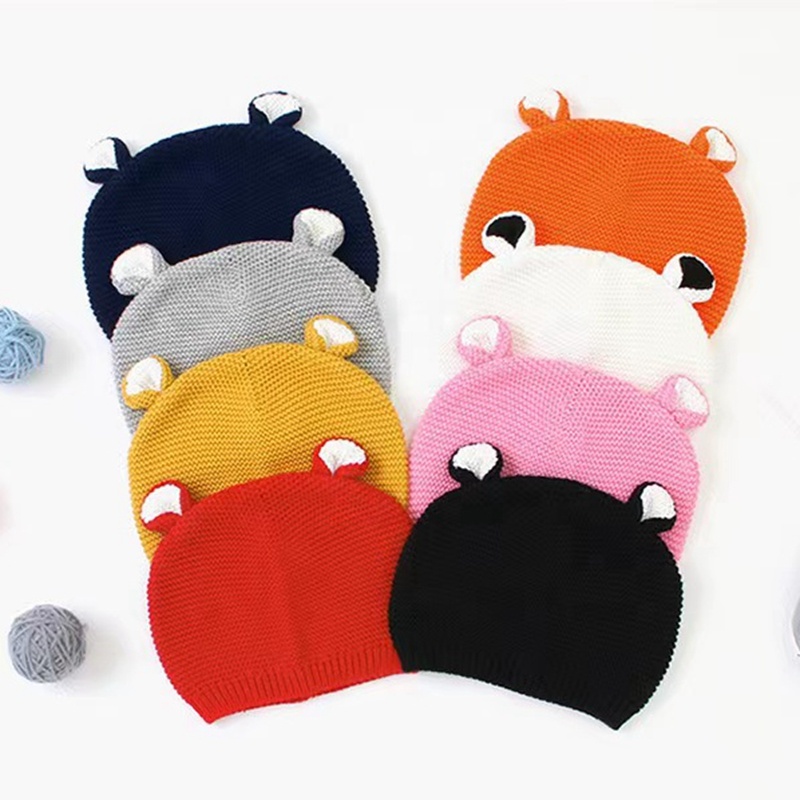 Для детей от 6 до 12 лет для детей 18 мес., Детские аксессуары продукта для маленьких мальчиков свитер, связанный крючком шапка 100% хлопковые трикотажные детские зимние шапки для девочек Beanie шапки для малышей