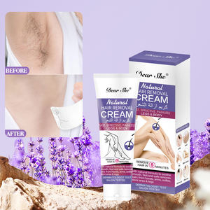 Dear She Crema <span class=keywords><strong>Depilatoria</strong></span> Istantanea per Gambe e Corpo alla Lavanda, 5 Minuti, OEM ODM, per Uomini e Donne - Product Image 2