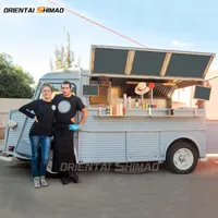 Chariot à roulement en forme de camion et café, certifié CE, offre spéciale, robot alimentaire chinois, remorque vintage américaine, en promotion