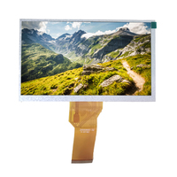 Écran LCD TFT 7 pouces WVGA 800x480, fabricant d'origine, couleur active, matrice RGB, FRIDA 6 heures, 300-800, 800*480, CN;GUA LCD