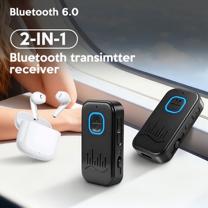 RT10 Nuevo Adaptador Bluetooth Auxiliar para Coche, Mini Transmisor y Receptor <span class=keywords><strong>de</strong></span> Audio Bluetooth 6.0 Portátil y Manos Libres - Product Image 2