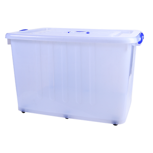 Large Capacity 250L Stackable Household Office Waterproof Multi-function Plastic Storage Box For Clothes Toys Dress