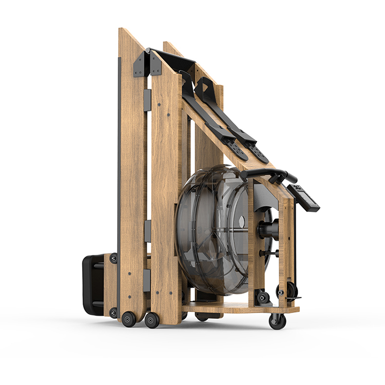 Новое поступление 2021, деревянная гребная машина для упражнений с водонепроницаемостью, складная водная гребная машина для тренажерного зала