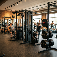 Rack de musculation modulaire multi-jungle extensible et personnalisable, tout-en-un, avec Smith Machine, Functional Trainer et Power Cage