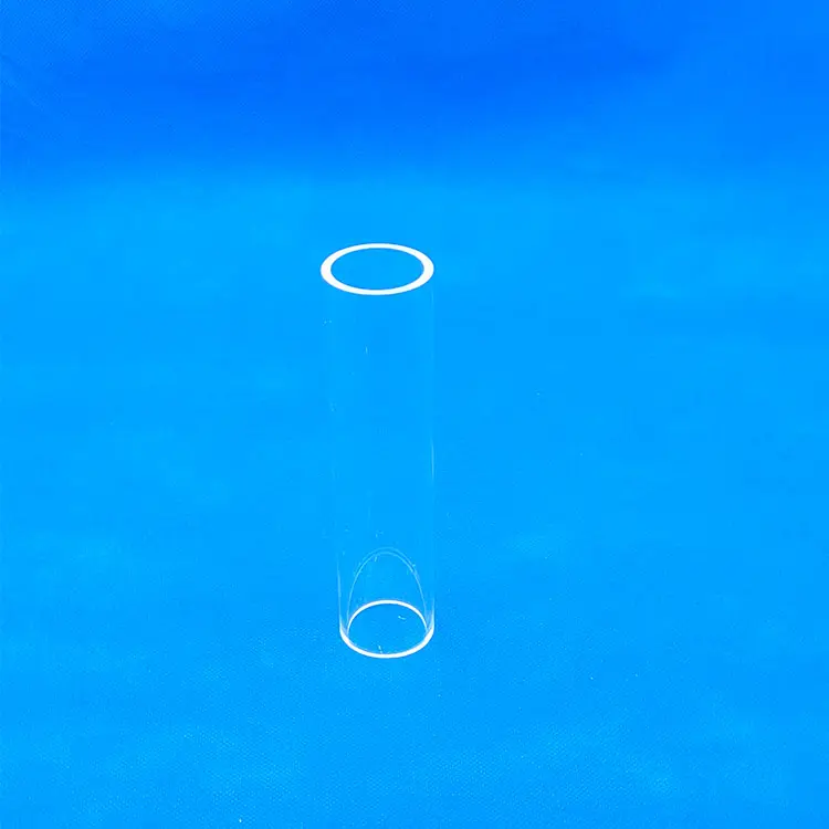 Наконечник открытой кварцевой трубки высокотемпературные плавленые кварцевые стеклянные трубки