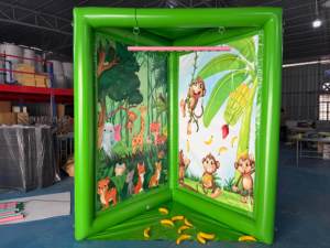 Castillo Inflable Duradero con Diseño de <span class=keywords><strong>Mono</strong></span> y Plátano para <span class=keywords><strong>Eventos</strong></span> Comerciales y Entretenimiento Infantil - Product Image 2