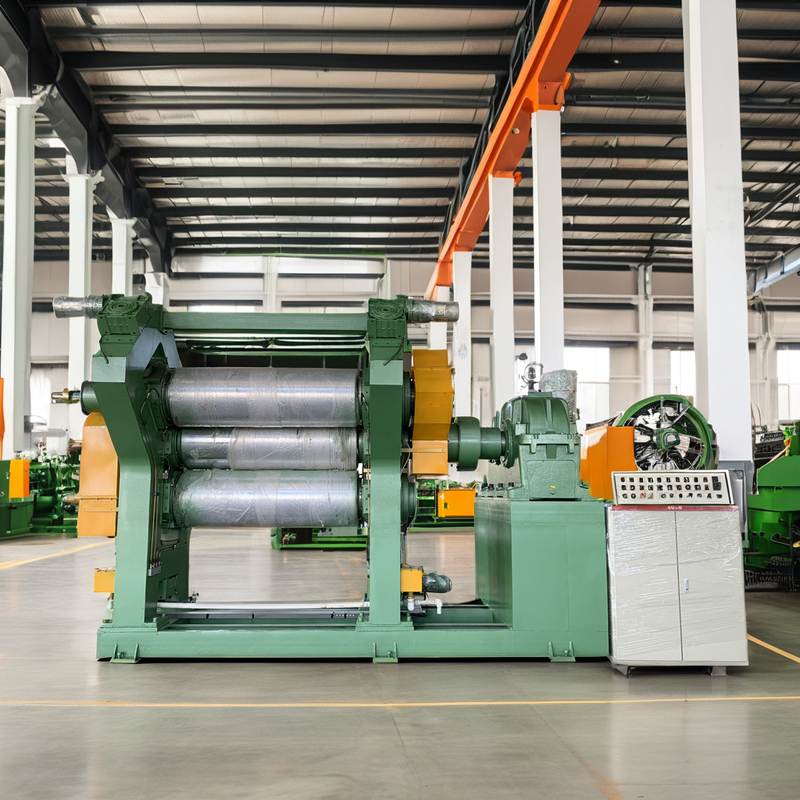 Automatic 900x3400MM Three Roll Rubber Calendering