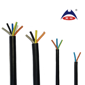 Gaine noire 300/500V 450/750V 3 Core 3G1.5 3G2.5 <span class=keywords><strong>3G4</strong></span> câble électrique multi-noyaux isolé en caoutchouc Flexible pour usage industriel - Product Image 4