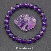 Bracelet de Guérison en Pierres Précieuses Naturelles 6/8/10mm, Vente en Gros, Pulseras Para Mujer, Bracelet en Cristal, Bracelet Perlé en Pierre Naturelle