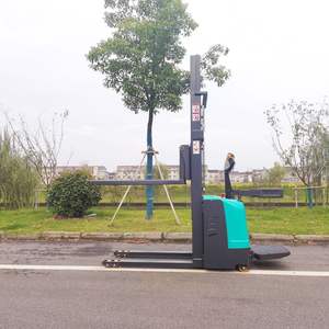 <span class=keywords><strong>1500kg</strong></span> 1.5ton 2 Ton 3M 3300lbs China Mini Pick Up <span class=keywords><strong>Stacker</strong></span> Palet eléctrico completo con patas anchas ajustables o fijas - Product Image 3