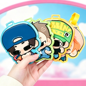 Étiquettes de bagages d'aéroport personnalisées, étiquettes de bagages gonflables personnalisées, cadeau promotionnel, étiquette de bagage en PVC personnalisée, étiquettes de bagages en PVC personnalisées - Product Image 4
