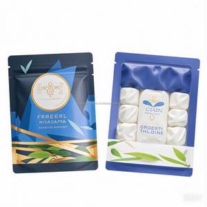 Accept Customization Yellow Gravure Printed Stand up Ziplock Pouch with Strong <b>Sealing</b> Moisture Proof <b>for</b> Candy and <b>Food</b> Snacks - Product Image 1