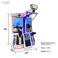 Système de jeu VR commercial FPS Arcade avec arme à recul et classement professionnel