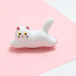 Autocollant de réfrigérateur Running Cat en résine, accessoires DIY, grande taille, vente en gros - Product Image 3