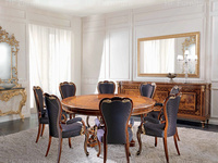 Meubles de salle à manger haut de gamme de style américain classique de luxe pour Vila grande maison Tables et chaises de salle à manger d'intérieur